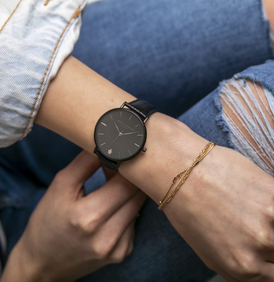 Jet Black Black Leather