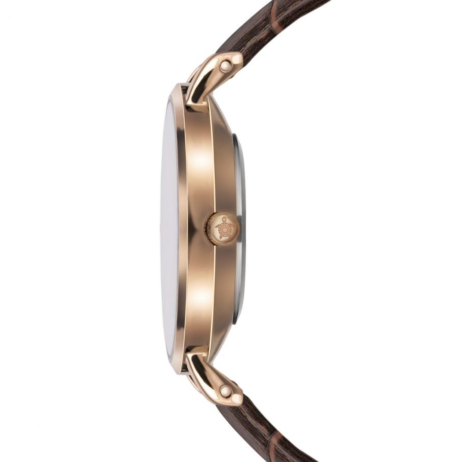 Petite Rose Brown Leather
