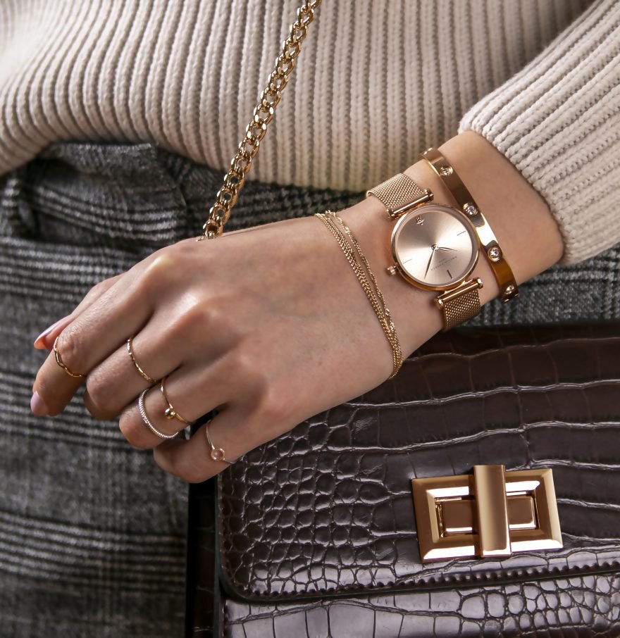 Gold Shore Rose gold Mesh