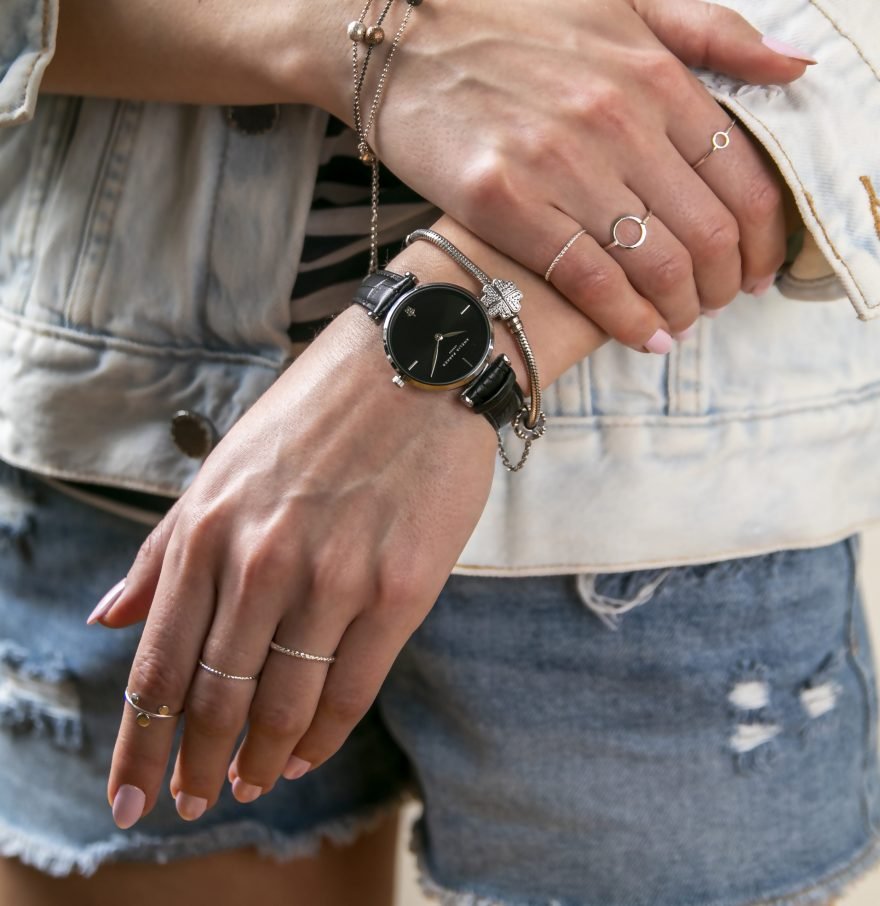 Night Shore Black Leather