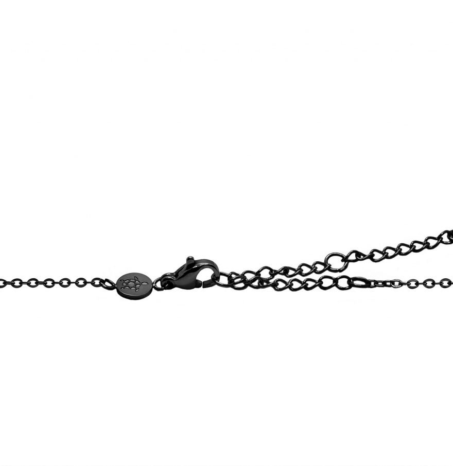 Raindrop Necklace in Black