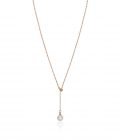 Raindrop Necklace in Rose Gold