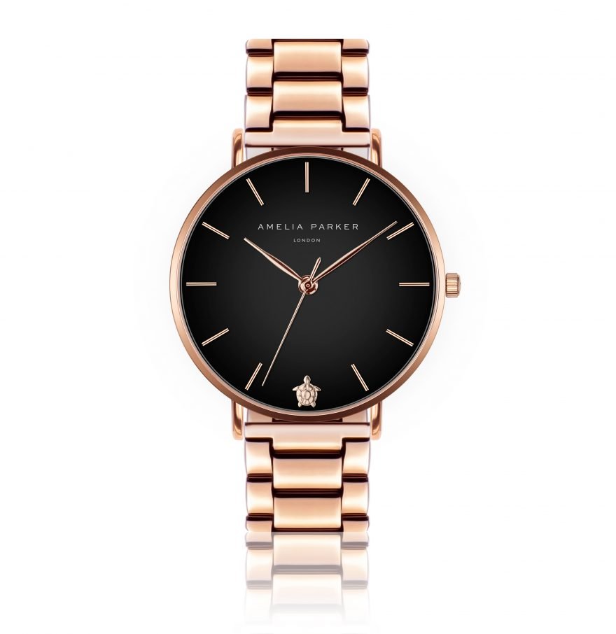 Midnight Moon Rose gold Link