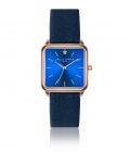 Pacific Ocean Blue Leather