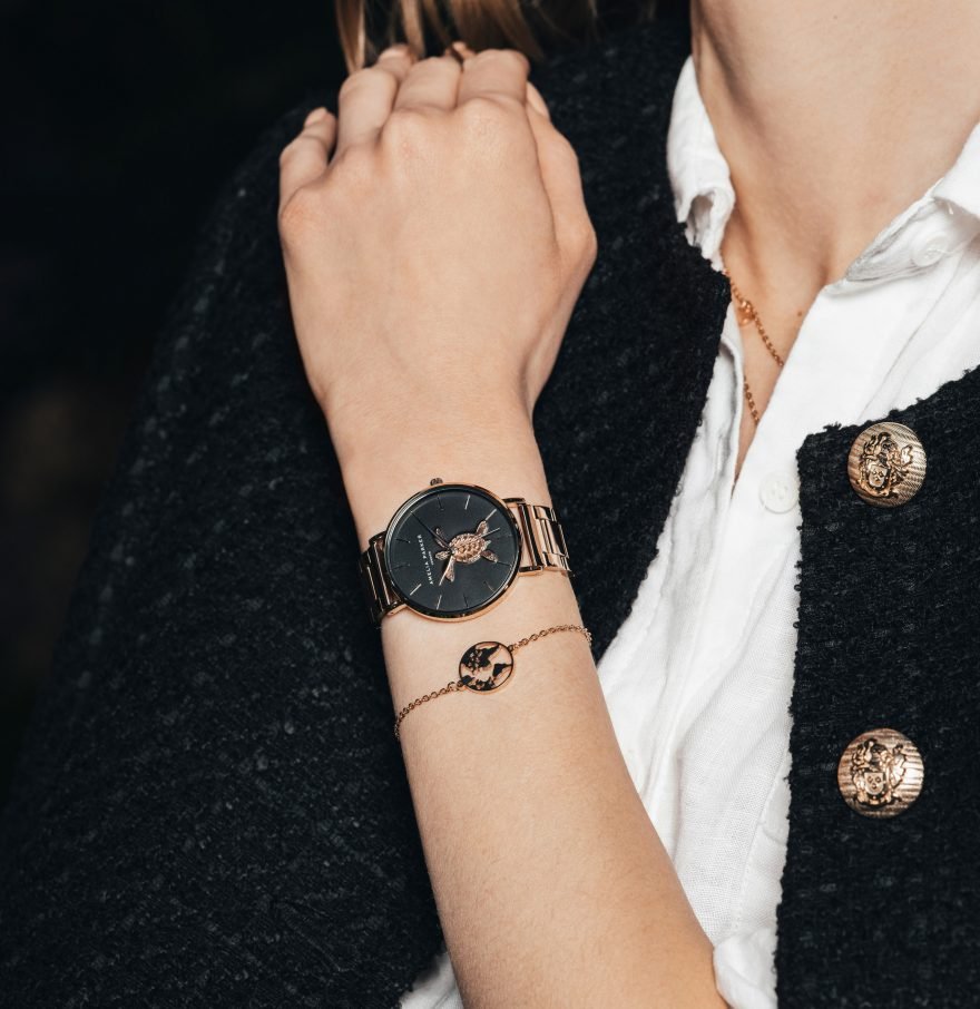 Sea Turtle Rose Gold Link