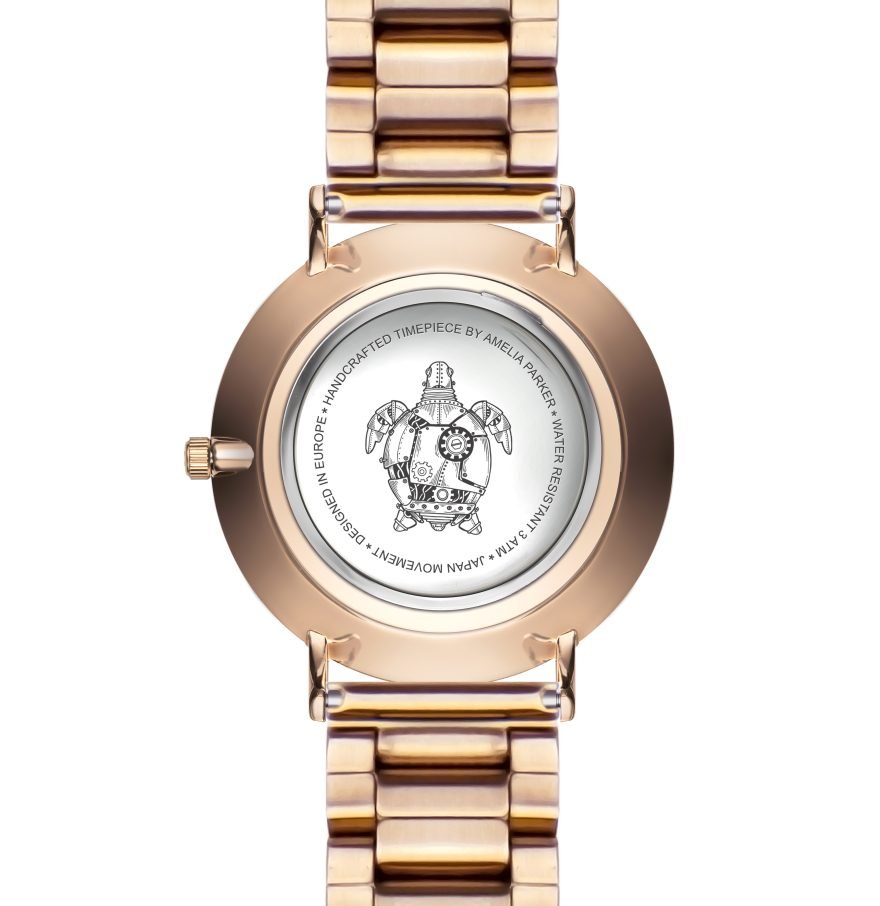 Wild Waves  Rose Gold Link