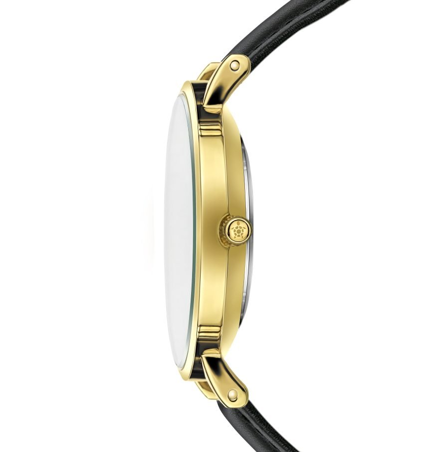 Meeru Island Black Padded and stitched smooth