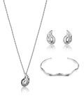 Lagoon Set in Silver