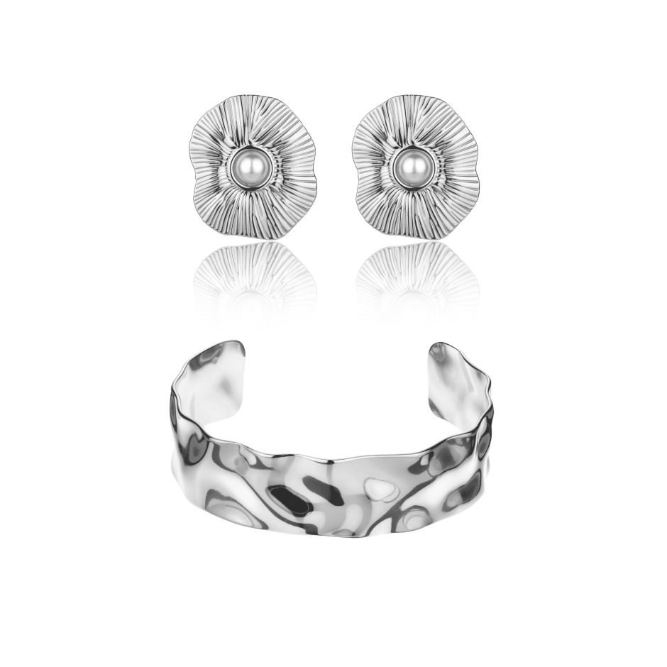 Zephyra Set in Silver