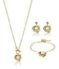 PearlNest Set in Gold