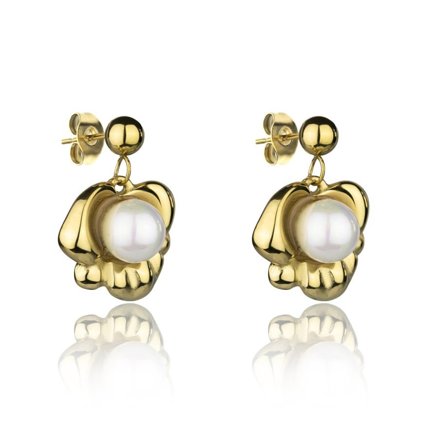 PearlNest Set in Gold