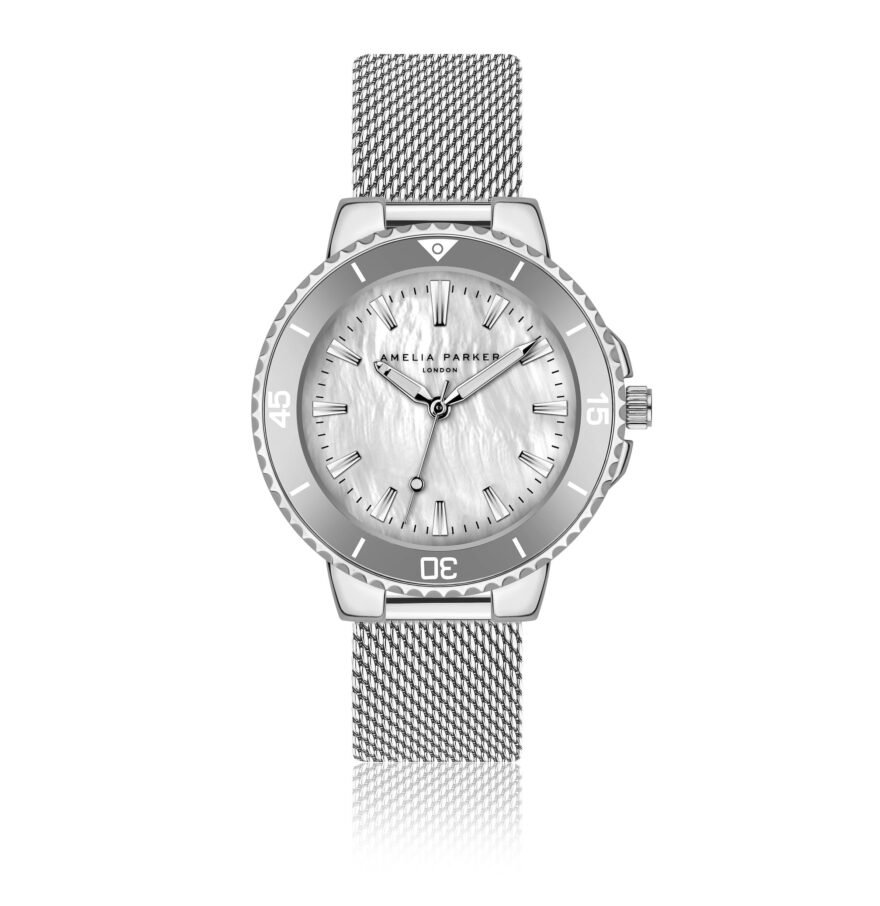Clayne Silver Mesh