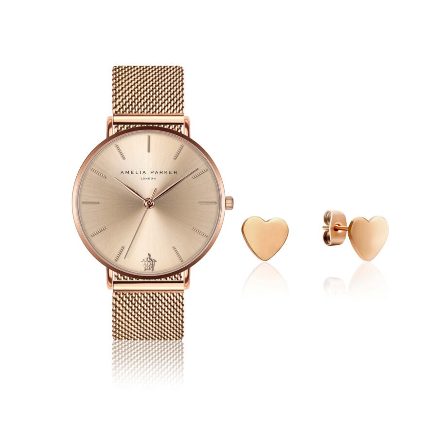 Gold Sky Rose gold Mesh Set