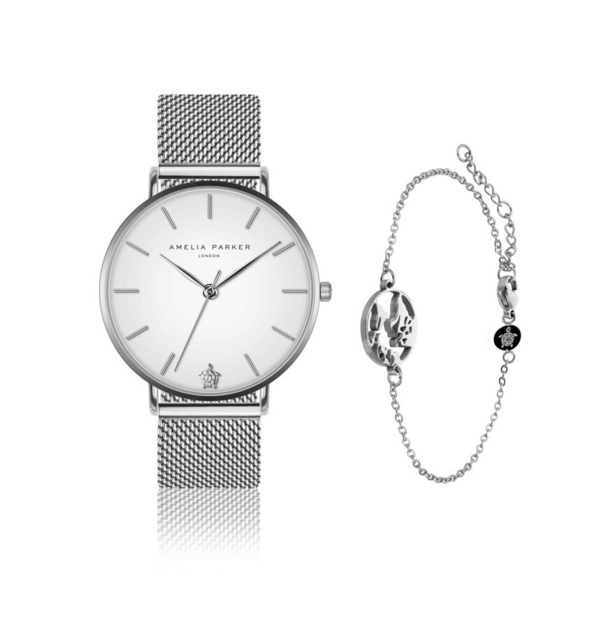 Pure Silver Mesh Set
