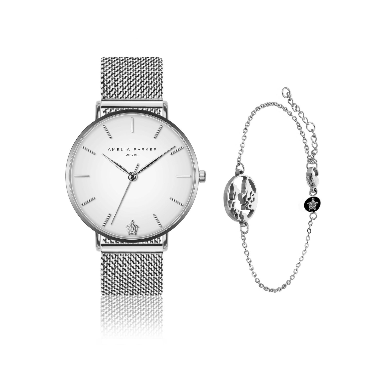 Pure Silver Mesh Set