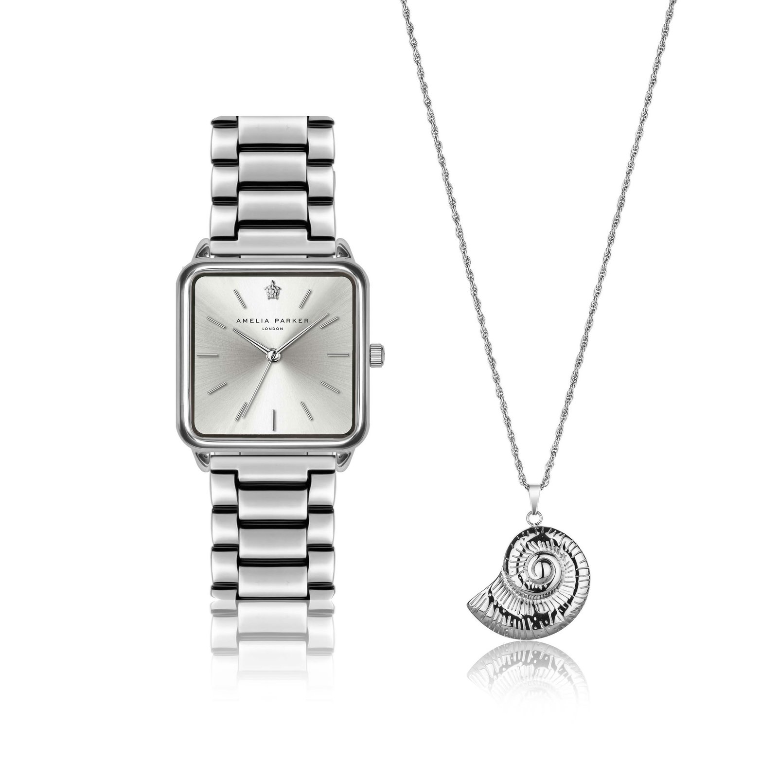 Plaza Silver Link Set
