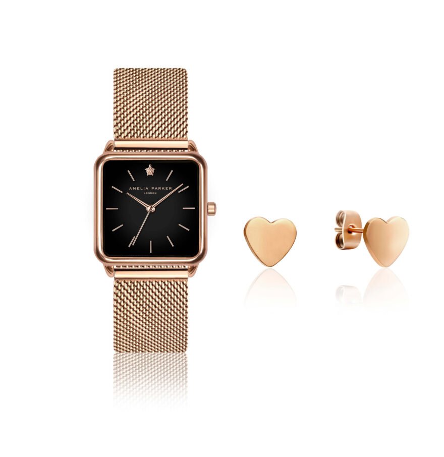Night Plaza Rose gold Mesh Set
