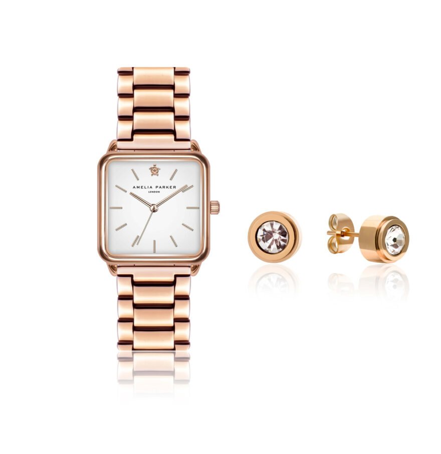 Bay Rose gold Link Set